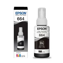 Epson Tinta T664120 70ML L1XX/L2XX/L3XX/L5XX Negro