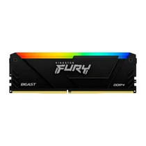 Mem DDR4 16GB 3600 Kingston Fury Beast Black RGB