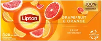 Chá Lipton Grapefruit & Orange - 34G (20 Sachês)