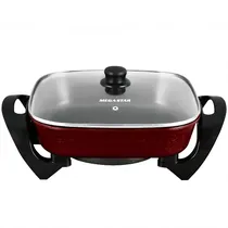 Panela Elétrica Megastar BA14R 1.200 Watts 220 - 240 V ~ 50/60 HZ - Vermelho