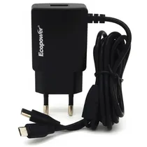 Ecopower Cargador EP-7068 Undefined USB c/Cable USB-C 20W Negro