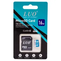 Cartao de Memoria Micro SD de 16GB Luo Flash Card Class 10