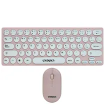 Satellite Teclado + Mouse AK-6032G Wireless 2.4GHZ EspaÑol Rosa