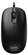 Mouse Ótico Quanta com Fio QTMO10 USB Preto
