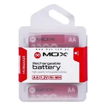 Pilha Mox MOB4AA23 Recarregável 2300 Mah - 4 Unidades