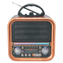 Rádio Portátil Megastar RX720BTG AM/ FM/ SW de 4 Bandas - Dourado