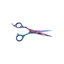 Tesoura LM Onyx 68 Zi 6.5" Corte Colorida Canhoto