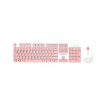 FTX Teclado + Mouse Wireless FTXGK600 Port Undefined Blanco/Rosa Undefined