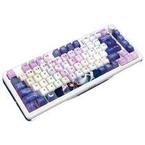 Redragon Teclado Cyrus Pro K681ACG-RGB-Pro Ingles White/Purple