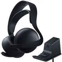 Headset Gaming Sem Fio Sony Pulse Elite CFI-ZWH2 com USB para PC/PS5/PS Portal + Suporte de Carga - Preto
