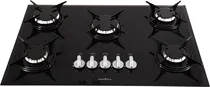Fogão A Gás Britânia Cooktop BCT5P 5 Bocas (Bi-Volt) Preto