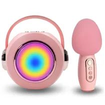 Caixa de Som Ecopower EP-2123 USB/Aux/SD - Rosa