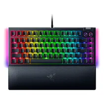 Teclado Gamer Razer Blackwidow V4 RZ03-05003400-R3U1 RGB Switch Hotswap Layout 75% USB - Phantom Verde