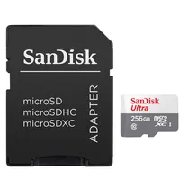 Memória Classe 10 Micro SD Sandisk/256GB/100MB/s