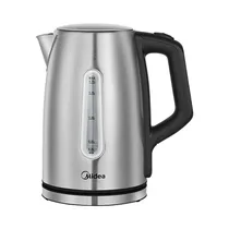 Jarra Eléctrica Midea Digital Pro MK-17S30B2-E5 1.7L 1850-2200W 220V Plata - Negro