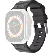 Band Wiwu Kylin Silicone Watch 42/44/45/49MM WI-WB015 - Black
