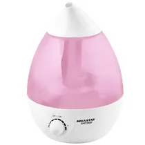 Umidificador de Ar Megastar GH1342P / 25W / 2.7 Litros / Bivolt - Rosa/ Branco