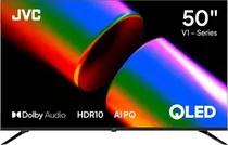 Smart TV Qled JVC 50" LT50KM758 4K Uhd Bluetooth/Wi-Fi/Googletv