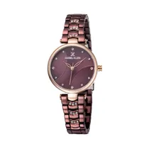 Relógio Analógico Feminino Daniel Klein Premium DK11962-7 - Roxo/Rosa Ouro