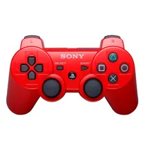 Controle Sem Fio Doubleshock para Playstation 3 (PS3) - Vermelho