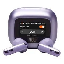Fone de Ouvido JBL Live Flex 3 - Bluetooth - com Microfone - Roxo