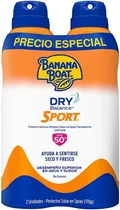 Protetor Solar Banana Boat 2X1 DRY Balance FPS50+ - 170G