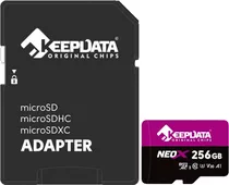 Cartão de Memória Micro SD Keepdata 256GB Neox KDMSDC10U3V30A1/256G - 95/80MB/s
