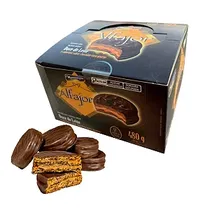 Alfajor La Vascongada Recheio Doce de Leite Cobertura Chocolate Meio Amargo 60G