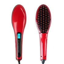 Escova Hair Straightener Dig Alisadora Vermelho 2V