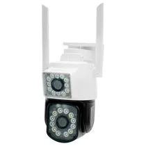 Câmera de Segurança IP Satellite A-CAM010D - 4MP - Wi-Fi - 2 Antenas - Branco