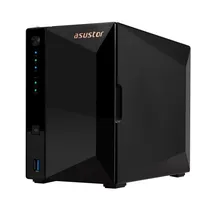 Servidor Nas Asustor AS3302T V2 QC 1.7/ 2BAY/ 2G/ 2.5-Gblan/ 3USB32/ HD35/ HD25/ SS25