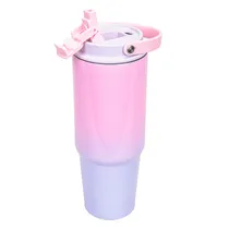 Copo Térmico Degradado 800ML Rosa e Lila