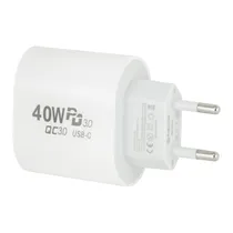 Carregador Mox MO-HC40 - 40W - USB/2X USB-C - Branco