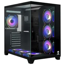 Gabinete Satellite K900 Preto com 7 Coolers e-ATX