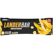 Landerfit Landerbar Protein Dessert Banana Plastico Negro