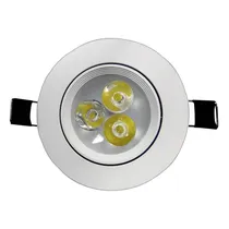 Lamapada LED Tashibra Spot - 3W - Embutir - Redondo - Branco