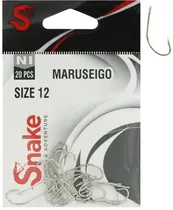 Anzol Snake Maruseigo Nickel 12 (20 Peças)