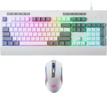 Teclado e Mouse com Fio Redragon S151W Branco (Inglês)