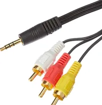 Cable Audio Aux 3.5MM P2 para 3RCA