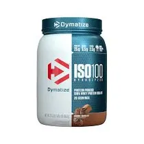 Dymatize Proteina Protein ISO100 Gourmet Chocolate 650G Plastico Blanco