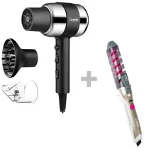 Secador de Cabelo Quanta QTSDC20 220/60HZ + Modelador de Cabelo Quanta QTMC200 Bivolt
