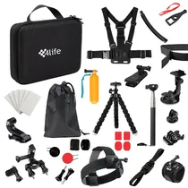 Kit de Acessórios 4LIFE Action Camera 50 Em 1 para Câmera de Ação Gopro FL50
