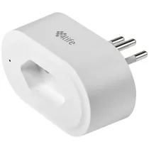 Adaptador de Tomada Inteligente 4LIFE FLP16ABR Wi-Fi Bivolt - Branco