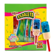 Pirulito Las Delicias Silbeta Caixa 228G