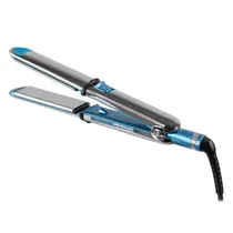 Prancha para Cabelo Babyliss Pro Nano Titanium Optima 3300 - 240°C - Bivolt - Prata e Azul