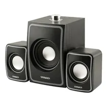 Satellite Speaker AS-92010B BT/RGB/Aux/USB Negro
