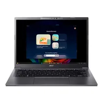 Notebook Acer Aspire 14 Ai A14-52M-72FH - Intel Core Ultra 7 256V 2.2GHZ - 16/1TB SSD - 14" - Steel Gray