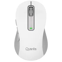 Mouse Quanta Click Go QTMOI40 - Sem Fio - 1600DPI - Branco