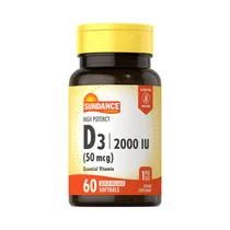 Vitaminas Sundance High Potency D3 2000 Iu 60 Cápsulas