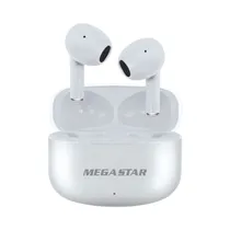 Auricular Inalámbrico Mega Star HPV03BT Blanco